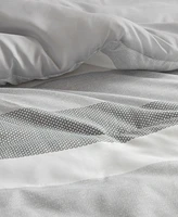 510 Design Blake Stripe Textured Print 3-Pc. Comforter Set, King/California King