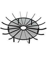 Aoodor Round Fire Pit Log Grate