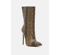 Micah Pointed Toe Stiletto High Ankle Boots