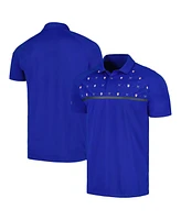 Men's LevelWear Royal New York Mets Sector Batter Up Raglan Polo Shirt