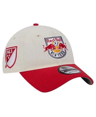 Men's New Era White New York Red Bulls 2024 Kick Off Collection 9TWENTY Adjustable Hat
