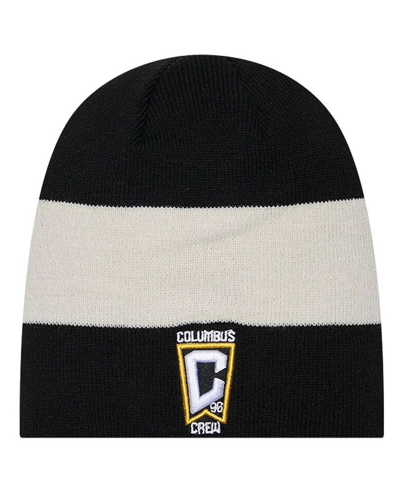 Men's New Era Black Columbus Crew 2024 Kick Off Collection Knit Beanie