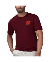 Men's Margaritaville Burgundy Washington Commanders Licensed to Chill T-shirt