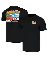 Men's Margaritaville Black Cincinnati Bengals Licensed to Chill T-shirt