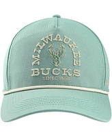 Men's '47 Brand Green Distressed Milwaukee Bucks Canyon Ranchero Hitch Adjustable Hat