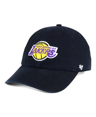 Men's Los Angeles Lakers '47 Brand Clean Up Hat - Black