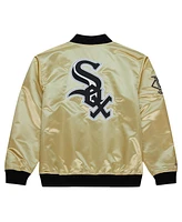 Men's Mitchell & Ness Gold Chicago White Sox Og 2.0 Lightweight Satin Full-Zip Jacket