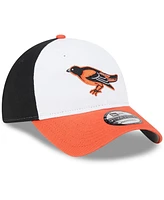 Youth Boys and Girls New Era White Baltimore Orioles 2024 Batting Practice 9TWENTY Adjustable Hat