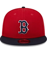 Men's New Era Red Boston Red Sox 2024 Batting Practice 9FIFTY Snapback Hat