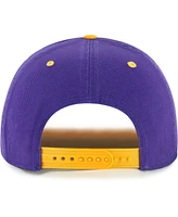 Men's '47 Brand Purple Lsu Tigers Double Header Hitch Adjustable Hat