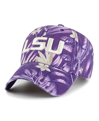 Men's '47 Brand Purple Lsu Tigers Tropicalia Clean Up Adjustable Hat