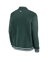 Men's Nike Hunter Green Colorado Rockies Authentic Collection Game Time Bomber Full-Zip Jacket