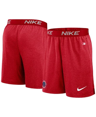 Men's Nike Red Los Angeles Angels City Connect Performance Practice Shorts