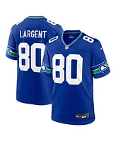 Men's Nike Steve Largent Royal Seattle Seahawks Throwback Retired Player Game Jersey