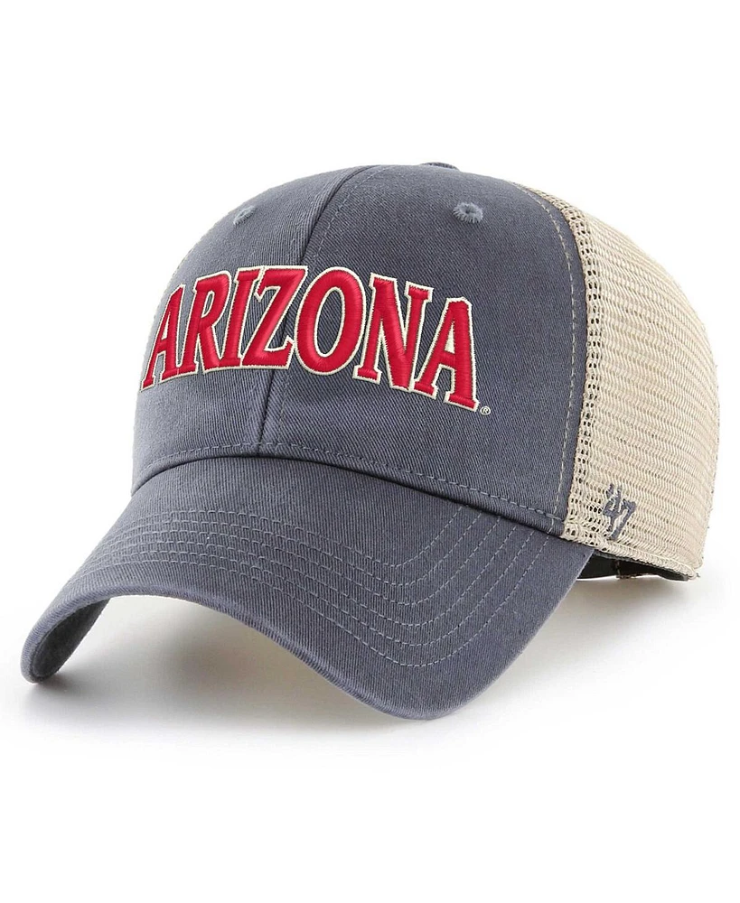 Men's '47 Brand Navy Distressed Arizona Wildcats Trawler Trucker Adjustable Hat
