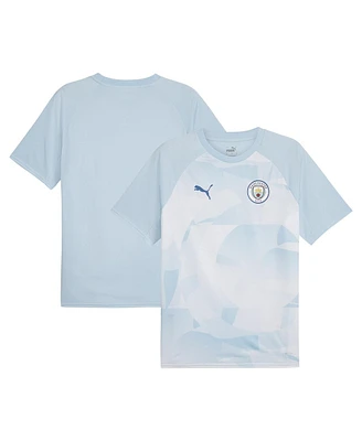 Men's Puma Silver Manchester City 2023/24 Pre-Match Jersey