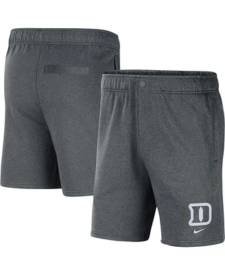 Men's Nike Gray Duke Blue Devils Fleece Shorts