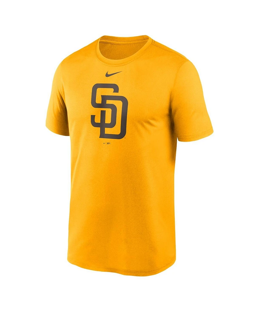 Men's Nike Gold San Diego Padres New Legend Logo T-shirt