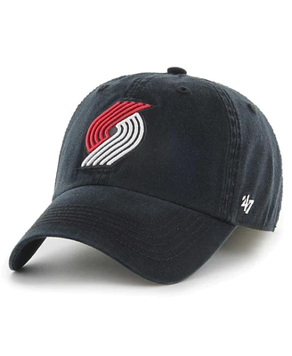 Men's '47 Brand Black Portland Trail Blazers Classic Franchise Fitted Hat