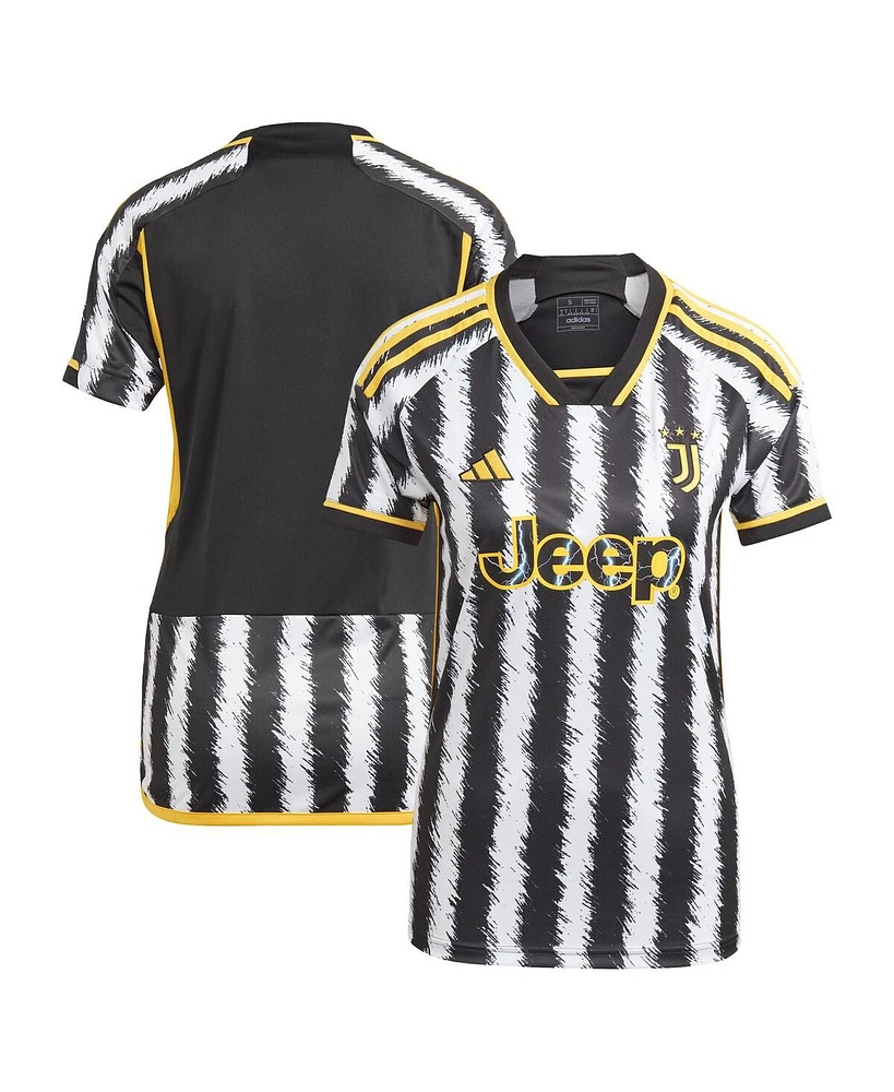 Women's adidas Black Juventus 2023, 24 Home Replica Jersey