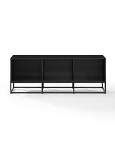 Crosley Enzo Large Mdf and Steel Record Storage Media Console