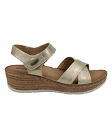 Gc Shoes Women's Vienna Crisscross Wedge Sandals