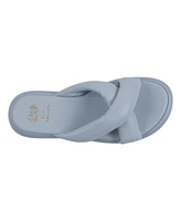 Gc Shoes Women's Nalani Crisscross Slide Flat Sandals
