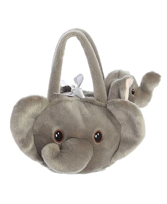 Aurora Small Baby Elephant Eco Nation Eco-Friendly Plush Toy Grey 8"
