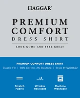 Haggar Men's Classic-Fit Premium Comfort Dress Shirt