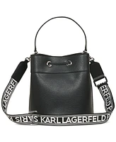 Karl Lagerfeld Paris Adele Medium Bucket Bag