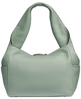 Donna Karan New York Amagansett Soft-Rolled Leather Shoulder with Sculpted Magnet Closure