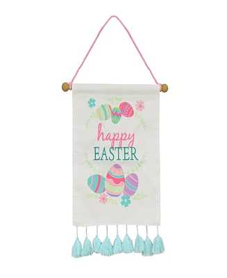 National Tree Company 19" Happy Easter with Eggs Banner