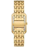 Fossil Women's Raquel Three-Hand Date Gold-Tone Stainless Steel Watch 26mm