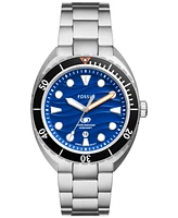 Fossil Men's Breaker Three-Hand Date Stainless Steel Watch 42mm