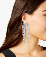 I.n.c. International Concepts Crystal & Chain Looped Statement Earrings, Created for Macy's