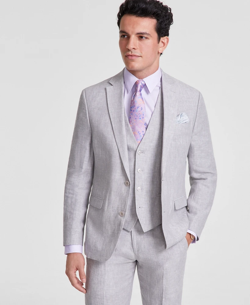 Bar Iii Men's Slim-Fit Linen Suit Jacket, Created for Macy's