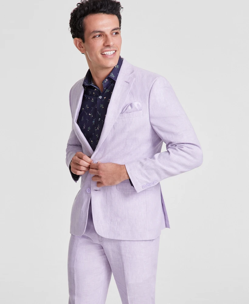 Bar Iii Men's Slim-Fit Linen Suit Jacket, Created for Macy's