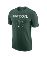 Men's Nike Hunter Green Milwaukee Bucks Just Do It T-shirt