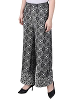 Ny Collection Women's Wide Leg Pull On Pants