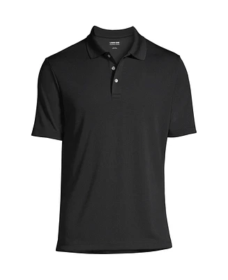 Lands' End School Uniform Men's Short Sleeve Solid Active Polo Shirt