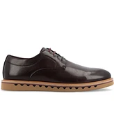 Vance Co. Men's William Tru Comfort Foam Plain Toe Lace-Up Derby Shoes