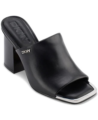 Dkny Women's Silas Square-Toe Slip-On Dress Sandals