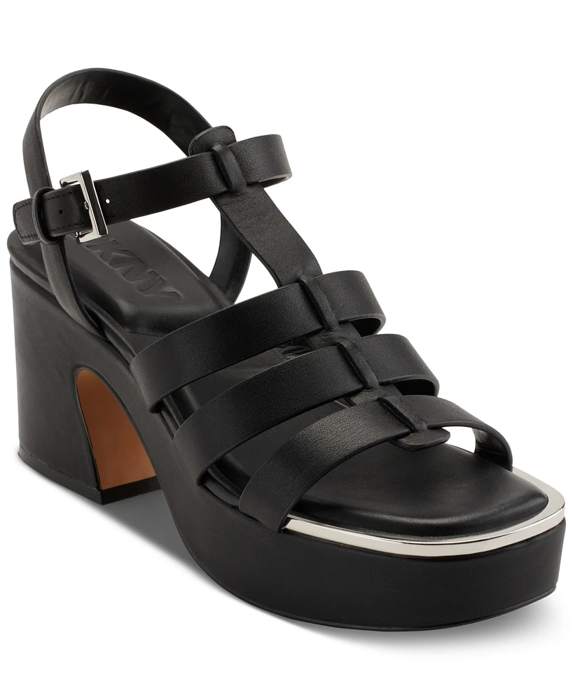 Dkny Women's Dasha Platform Fisherman Sandals