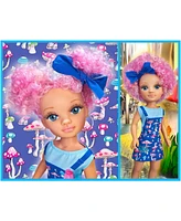 Nancy Curly Power Fashion Doll with Pink Hair