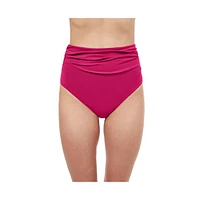 Profile by Gottex Women's Tutti Frutti High Waist swim bottom with side shirring