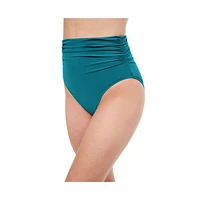 Profile by Gottex Women's Unchain My Heart High Waist swim bottom with side shirring