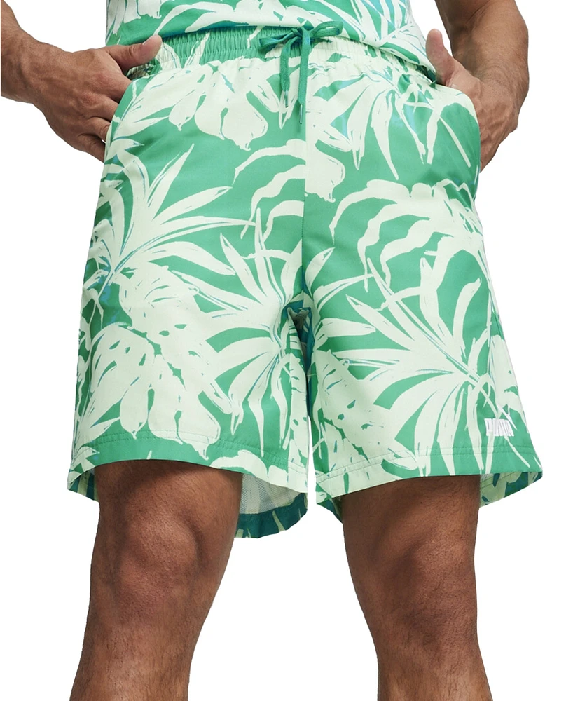 Puma Men's Ess+ Palm Resort Printed Shorts