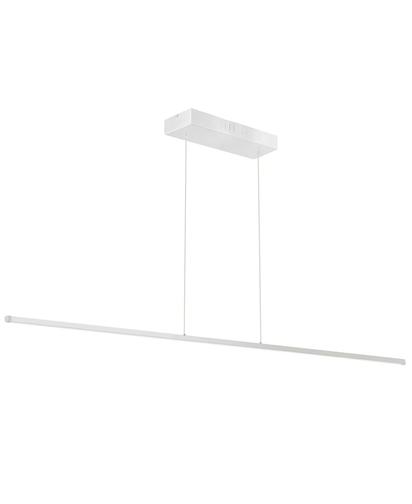 Dainolite 0.75" Metal Array 56W Led Horizontal Pendant with Diffuser