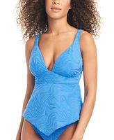 Bar Iii Women's Hankey Textured Tankini Top, Created for Macy's