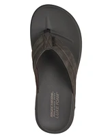 Skechers Men's Relaxed Fit- Patino - Marlee Memory Foam Thong Sandals from Finish Line